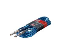 Stagg SGC6VT BL 1/4" Inch (6.35mm) 6m/20ft Guitar Lead - Jack to Jack