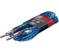 Stagg SGC6VT BL 1/4" Inch (6.35mm) 6m/20ft Guitar Lead - Jack to Jack TS Mono U