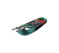 Stagg SGC Vintage Tweed Guitar Cable (6m/20ft, Green) - SGC6VT GR