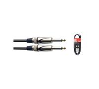Stagg SGCC3 DL 3m/10ft Unbalanced Coiled Jack to Jack Instrument Cable