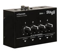 Stagg SHA-4 4-Channel Stereo Headphone Amplifier