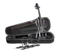 Stagg Shaped Electric Violin Outfit Black