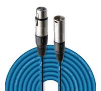 Stagg SMC10 10m XLR Male to XLR Female High Quality Microphone Cable Blue