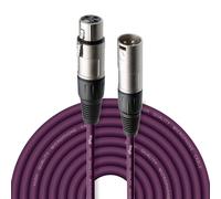 Stagg SMC10 10m XLR Male to XLR Female High Quality Microphone Cable Purple