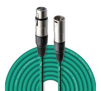 Stagg SMC10 CGR 10 m XLR to XLR Microphone Cable - Green