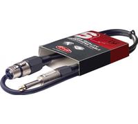 Stagg SMC1XP 1m 3 Pin 1x XLR Female/1x 6.3 mm Mono Jack Plug Microphone Cable