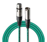 Stagg SMC3 CGR 3 m XLR to XLR Microphone Cable, Green