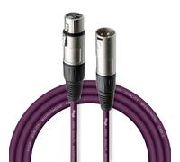 Stagg SMC3 CPP 3 m XLR to XLR Microphone Cable - Purple