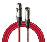 Stagg SMC3 CRD 3 m XLR to XLR Microphone Cable - Red