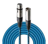 Stagg SMC6 CBL 6 m XLR to XLR Microphone Cable - Blue