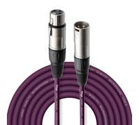 Stagg SMC6 CPP 6 m XLR to XLR Microphone Cable - Purple