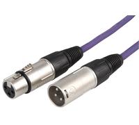 Stagg - SMC6CPP - 3 Pin Xlr Male To Female Microphone Lead, 6m Purple