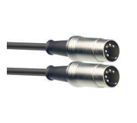 3m Stagg Midi Cable - 5 Pin DIN (M) to 5 Pin DIN (M) Cable