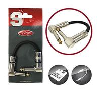 Stagg Music Patch Cable SPC010L DL 10 cm / 4" Double-Angled