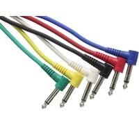 Stagg SPC030L E 30cm S Series Mono Patch Cables (Set of 6)