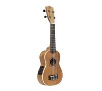 Soprano Ukulele with Pickup with Sapele Top and Gig Bag