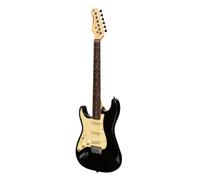 Stagg Standard Serie-S 30 Electric Guitar Black Lefthand