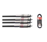 Stagg STC3C 3m/10ft Twin Male RCA Phono to RCA Phono Cable (NEW)