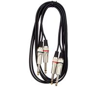 Stagg STC3P Phone Plug - Phone Plug Audio Twin Cable - 3m