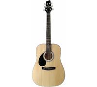 Stagg SW201 3/4 LH N Left Handed 3/4 Size Dreadnought Acoustic Guitar - Natural