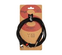 Stagg SYC Stereo Jack to Dual Phono Cable (2m/6ft) - SYC2/PS2CM E