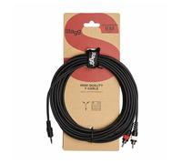 Stagg SYC6/MPS2CM E 6 m 1x Mini Stereo Jack/2x RCA Male Y Splitter Cable