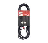 Stagg SYC6/MPS2CM E 6 m 1x Mini Stereo Jack/2x RCA Male Y Splitter Cable