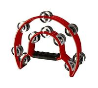 Stagg Cutaway Tambourine with 20 Jingles in Red