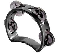 Stagg TAB-MINI/BK Mini Plastic Tambourine with 4 Jingles - Black