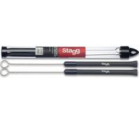 Stagg Telescopic Wire Traditional Brushes With Rubber Handle SBRU20-RM