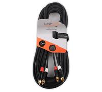 Stagg Twin RCA Phono Plugs to Twin RCA Phono Plugs Audio Lead Cable 1m,3m,6m,10m
