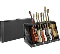 Stagg Universal Multi Guitar Stand, Portable, Transportable Briefcase Style, Suitable for 8 Electric Guitars or 4 Acoustics