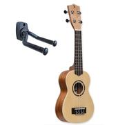 Stagg US-30 Soprano Ukulele with Bag and Keepdrum Wall Mount