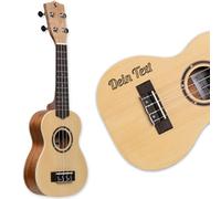 Stagg US-30 Soprano Ukulele with Personalised Engraved Bag