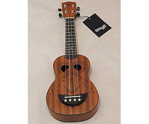Stagg US-TIKI EH Tiki Series Soprano Ukulele w/Bag
