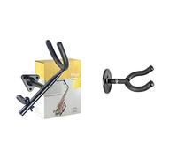 Stagg Wall-Mounted Alto Saxophone Stand & Chord Wall Mount Guitar Bracket