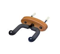 Stagg Wall-Mounted Guitar Holder with Oval Wooden Base