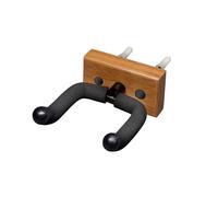 Stagg Wall-Mounted Guitar Holder with Rectangular Wooden Base