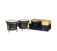 Stagg Wood Bongos Black