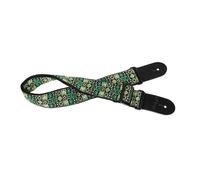 Stagg Woven Guitar Strap - Hootenanny Green