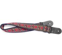 Stagg Woven Guitar Strap - Red Jimi