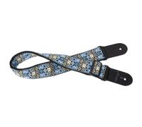 Stagg Woven Strap Guitar Hootenanny Mix Blue