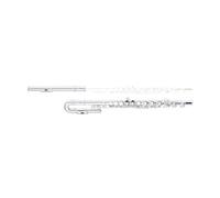 Stagg FL221S Flute with Curved and Straight Headjoints