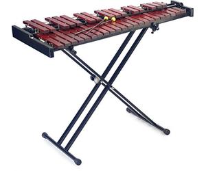 Stagg XYLO-SET 37 HG 37 Note Xylophone with Stand and Bag - Brown