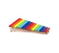 Stagg Xylophone with 15 colour-coded keys and two wooden mallets