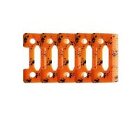 Stagger Tooth Ceramic Blade, Compatible With WAHL | Universal ceramic movable blade for WAHL hair clipper replacement(110-Orange-5pcs)