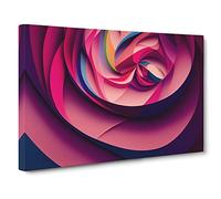 Staggering Abstract Fractals Canvas Print | Gallery Wrapped 30mm Frame Wall Art | 30x20 inches | Ready to Hang | Abstract Picture | Living Room Bedroom Lounge Office