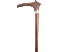 Staghorn Crown Handled Walking Stick
