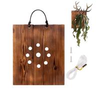 Staghorn Fern Mounting Kit | Hangable Staghorn Fern Wall Mounting Plate,Vertical Air Plants Planter for Indoor, Outdoor, Bedroom, Workplace, Sunroom, Hallway, Staircase, Kitchen