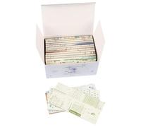 STAHAD 1 Box 600pcs Notepad Sticker Memo Pads Paper Self Adhesive Message Note Reminder Decorative Simple Practical Natural Fresh Style for Border Decoration of The Account